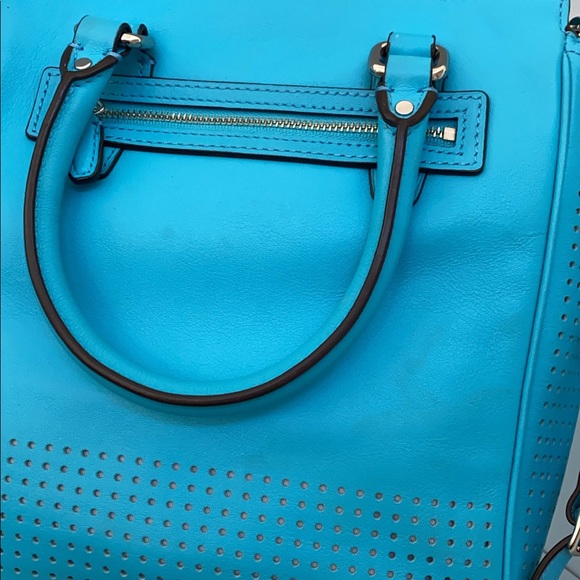 Coach Legacy Perforated Mini Tanner Bag - Blue - Picture 5 of 11